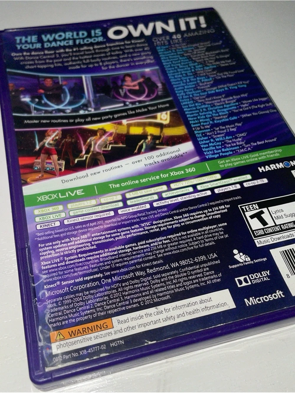 K Dance Central 3 - Microsoft Xbox 360